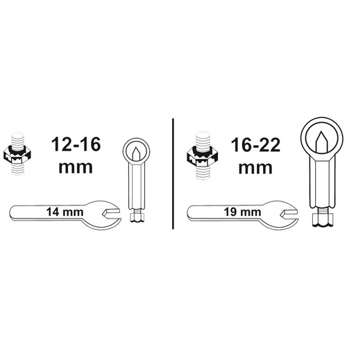 Thumbnail - CON:P Mutternsprenger, Metall - silberfarben