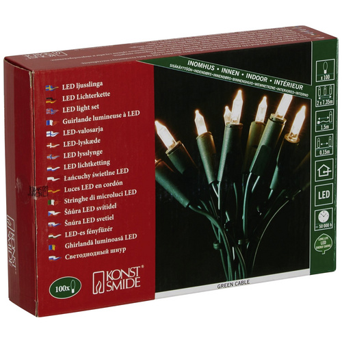 Thumbnail - Konstsmide Lichterkette, 16,35 m mit 100 LED, warmweiß - gruen