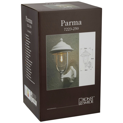 Thumbnail - Konstsmide Außenwandleuchte »Parma«, 75 W - weiss