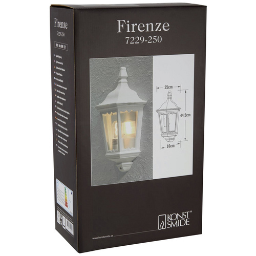 Thumbnail - Konstsmide Außenwandleuchte »Firenze«, 100 W - weiss