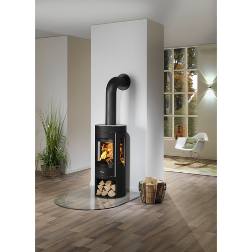 JUSTUS Kaminofen »Mino Trios 2.0«, Keramik, 5,5 kW - schwarz (Rabatt: 20 %)