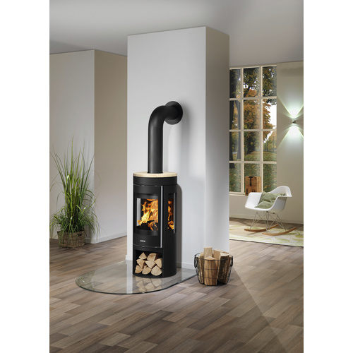 JUSTUS Kaminofen »Mino Trios 2.0«, Keramik, 5,5 kW - schwarz (Rabatt: 20 %)