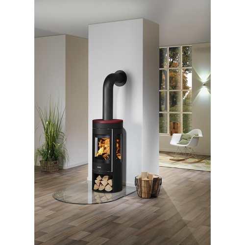 JUSTUS Kaminofen »Mino Trios 2.0«, Keramik, 5,5 kW - schwarz (Rabatt: 20 %)