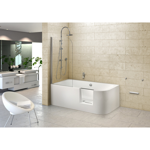 Thumbnail - OTTOFOND Badewanne »Free-Gate«, BxHxL: 80 x 46,5 x 180 cm, oval - weiss