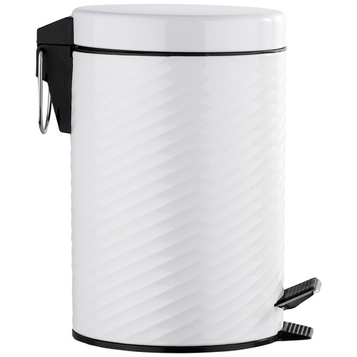 Thumbnail - WENKO Treteimer, Höhe: 26 cm, weiß - weiss