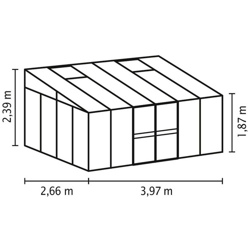 VITAVIA Gewächshaus »Helena«, 10,2 m...