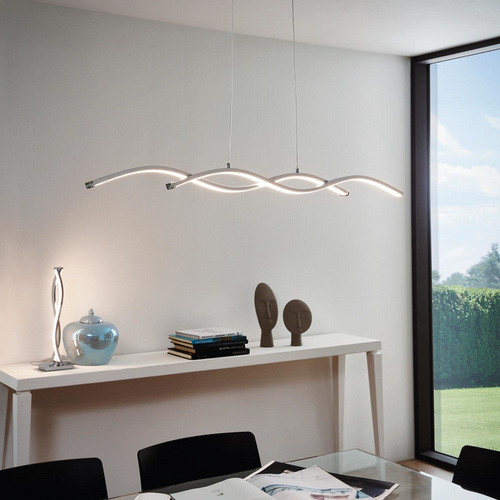 Thumbnail - EGLO Tischleuchte »LASANA 2«, warmweiß, inkl. Leuchtmittel, Höhe: 46 cm - silberfarben