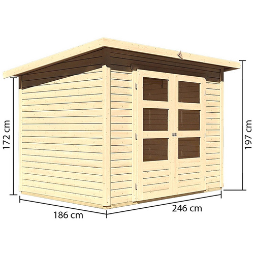 KARIBU Gartenhaus »Stockach 3« (RABATT 10%) | Restposten 10% Rabatt KARIBU Gartenhaus »Stockach 3« (RABATT 10%) | Restposten 10% Rabatt