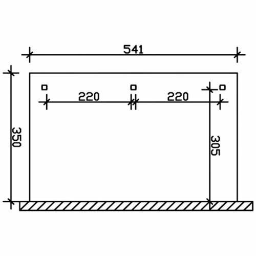 SKANHOLZ Terrassenüberdachung »Rimini...