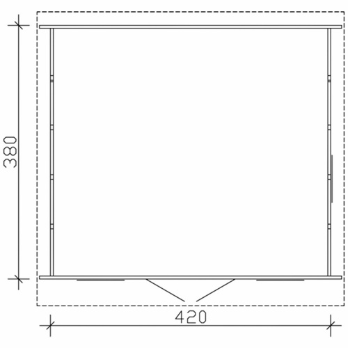 SKANHOLZ Gartenhaus »Basel 2« (RABATT 10%) | Restposten 10% Rabatt