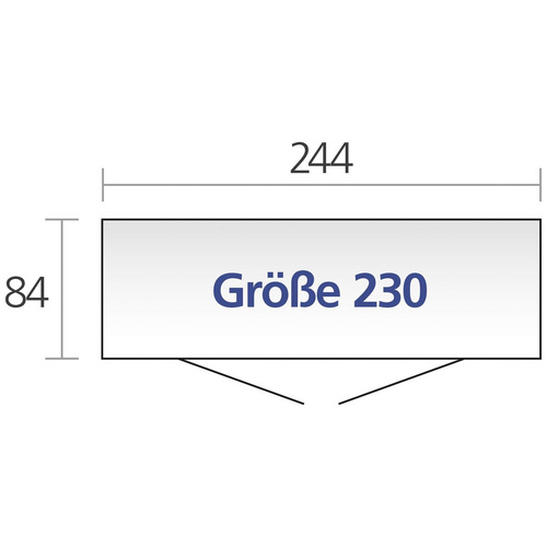 BIOHORT Geräteschrank, Metall, BxHxT: 2...