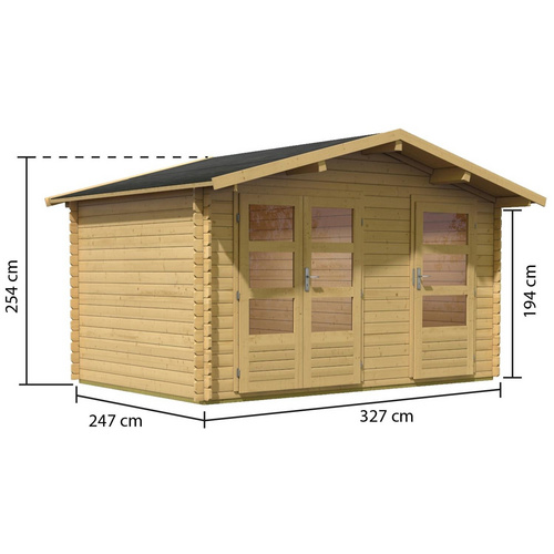 KARIBU Gartenhaus »Radur 0«, BxT: 406 ...