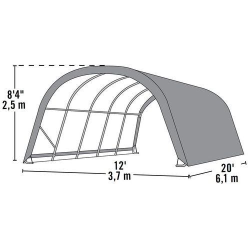 SHELTERLOGIC Gartenhaus »Run-In-Shed«,...