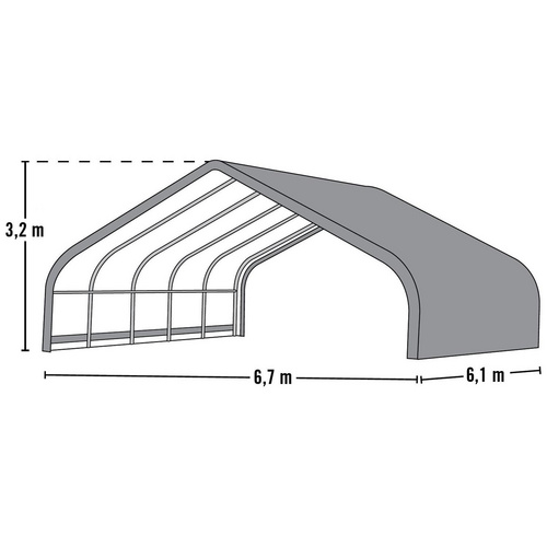 SHELTERLOGIC Gartenhaus »Run-in-Weideze...