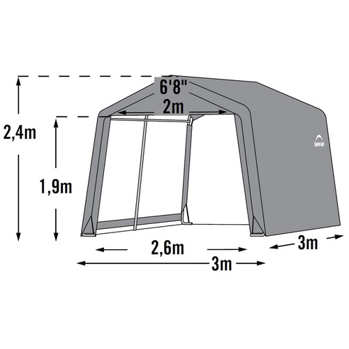 SHELTERLOGIC Gartenhaus »Shed-in-a-Box...