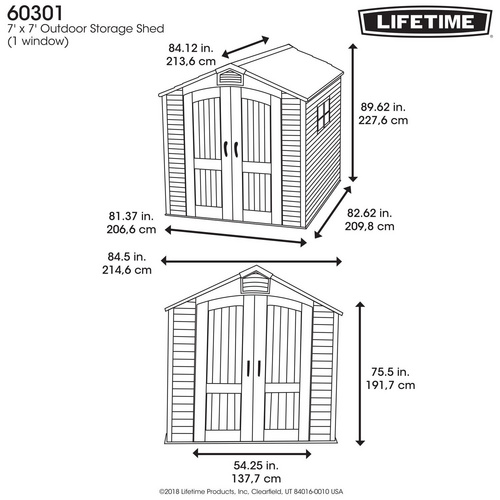 LIFETIME Gerätehaus »Stella«, B x T x...