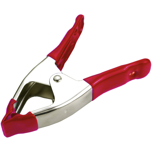 CONNEX Leimklemmzwinge, Spannweite: 50 mm, stahl|kunststoff, 15 cm - rot