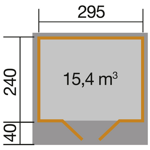 WEKA Gartenhaus »179 Gr.3«, Holz, BxHx...