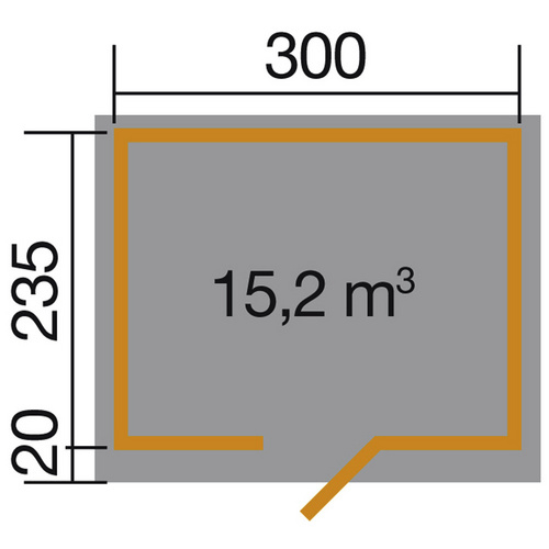 WEKA Gartenhaus »Gartenhaus 260 Gr.2«,...