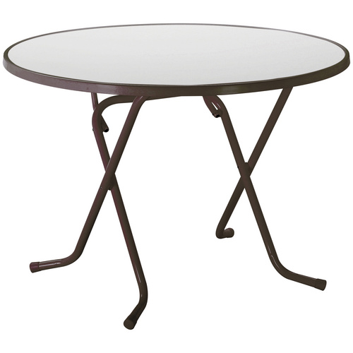 BEST Gartentisch Primo, klappbar, Stahl/Alcolit, ø 100 cm
