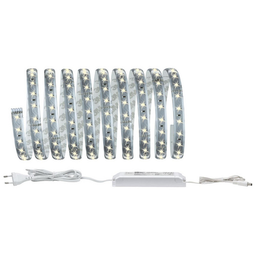 Paulmann LED-Strip Basis-Set 500 MaxLED 3 m Warmweiß Kunststoff EEK: A-A++