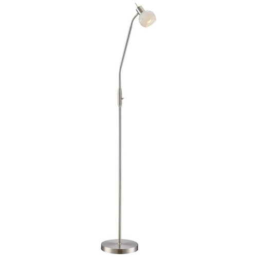 Globo LED Stehleuchte Elliott nickel matt