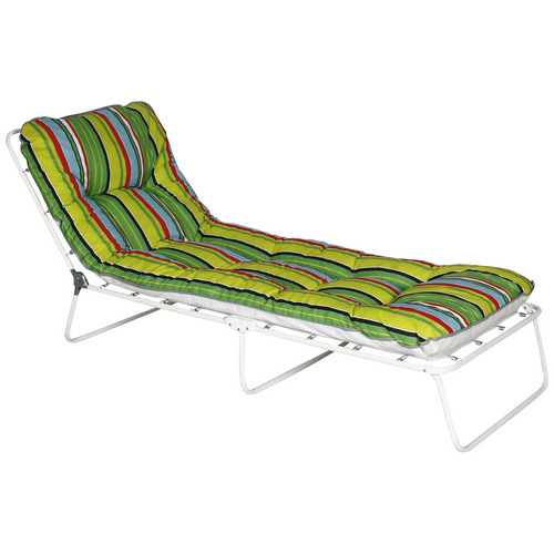 BEST Gartenliege Wörthersee, Stahl, inkl. Auflage