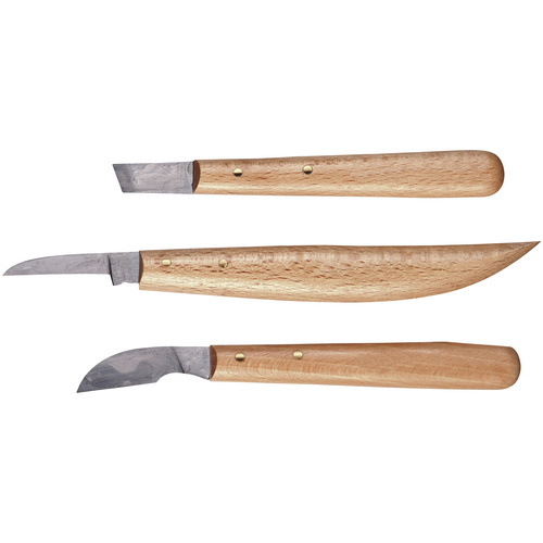 Max Power Kerbschnitzgarnitur 3-Teilig Stechbeitel & Holzbearbeitung 4035300085996 - Image 3