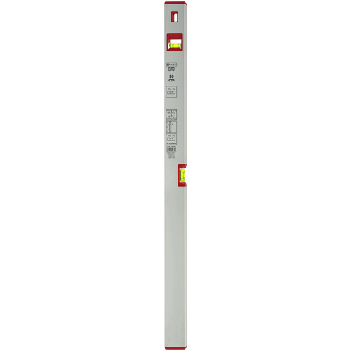 Image of CONNEX Wasserwaage »EURO«, Länge: 80 cm, silberfarben