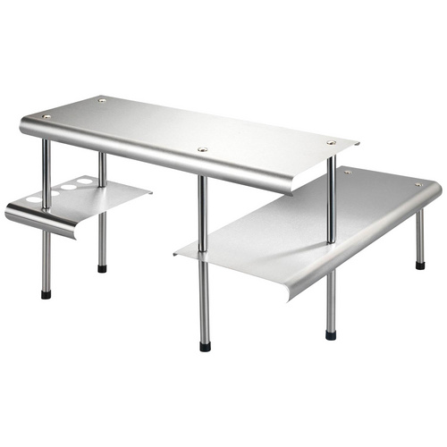 Wenko Küchen-Eckregal Massivo Trio mit 3 Ablagen