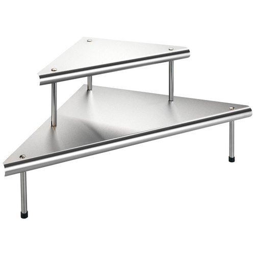 Wenko Küchen-Eckregal Massivo Duo mit 2 Ablagen