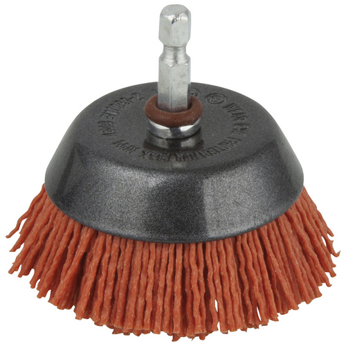 Wolfcraft Topfbürste Ø 65 mm Nylon, Schaft 6 mm