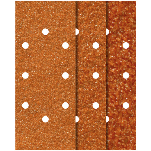 Wolfcraft Schleifstreifen Korund K40,80,120 93 x 230 mm, 25 Stück