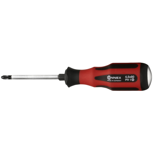 CONNEX Schraubendreher, Klingenlänge: 80 mm, Metall, PH, 140g - bunt