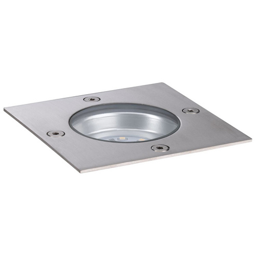 Paulmann Bodeneinbauleuchte Plug & Shine Floor 10 x 10 cm silbern