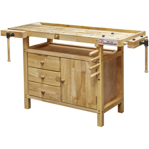 Image of HOLZMANN-MASCHINEN Hobelbank »WB138C«, 3 Schubladen, natur - beige