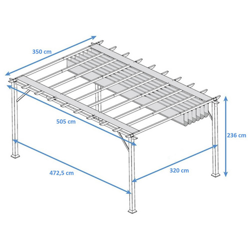 PARAGON OUTDOOR Pavillon »Florenz«, re...