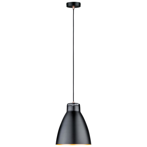 Paulmann LED Pendelleuchte Neordic Roald Schwarz/Kupfer/Marmor