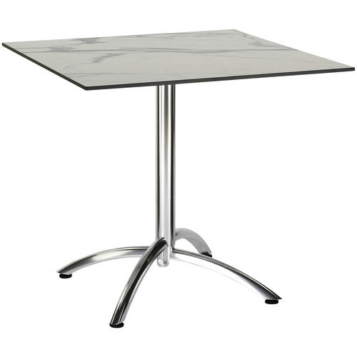 BEST Gartentisch Firenze, klappbar, Alu/HPL, 80x80 cm