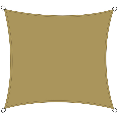 Siena Garden Sonnensegel Solino Natur 3,6 m x 3,6 m quadratisch