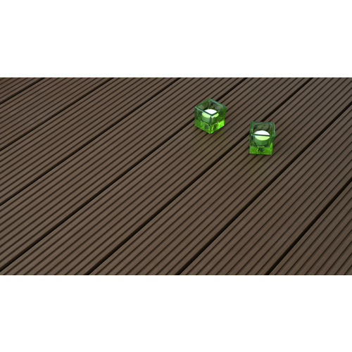 Thumbnail - Mr. GARDENER WPC-Terrassendiele, Breite: 14,5 cm, Stärke: 2,6 cm, matt, 1 Stk. - braun