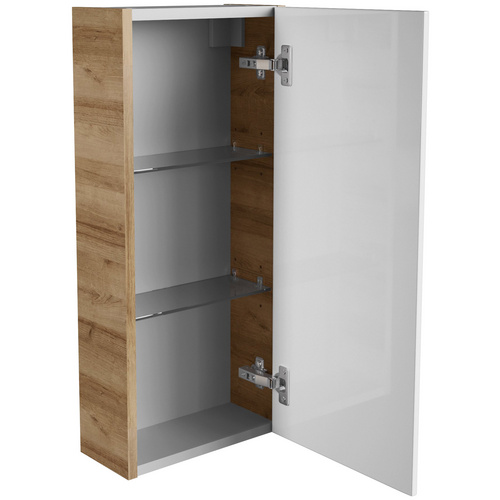 Thumbnail - FACKELMANN Hängeschrank »MILANO«, Asteiche/weiss, 1 Tür, BxHxT: 30 x 68 x 15,4 cm