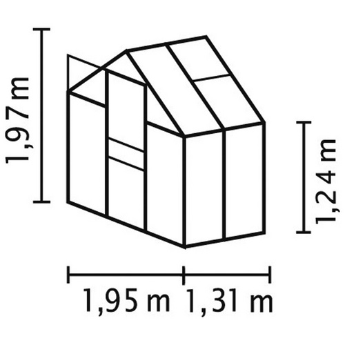VITAVIA Gewächshaus »Venus«, 2,5 m²,...
