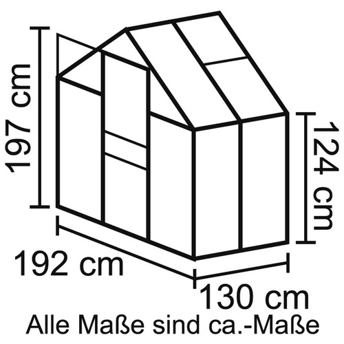 VITAVIA Gewächshaus »Venus«, 2,5 m²,...