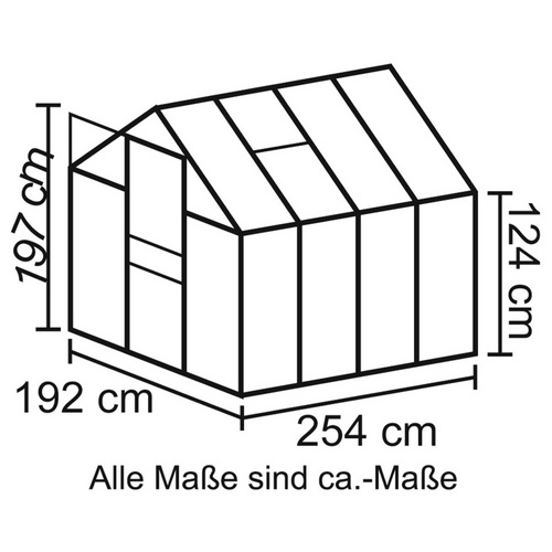 VITAVIA Gewächshaus »Venus«, 5 m², K... VITAVIA Gewächshaus »Venus«, 5 m², K...