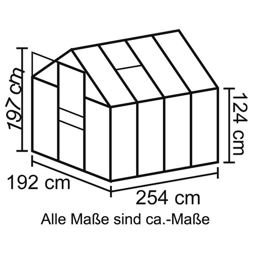 VITAVIA Gewächshaus »Venus«, 5 m², K...