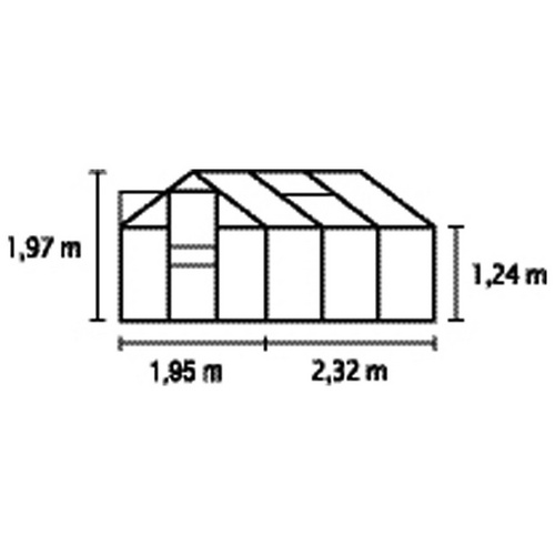 VITAVIA Gewächshaus »Calypso«, 4,4 m...