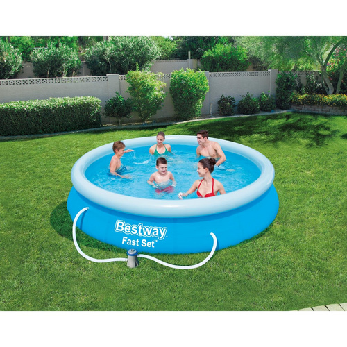 BESTWAY Rundpool »Fast Set™«, grau, ...