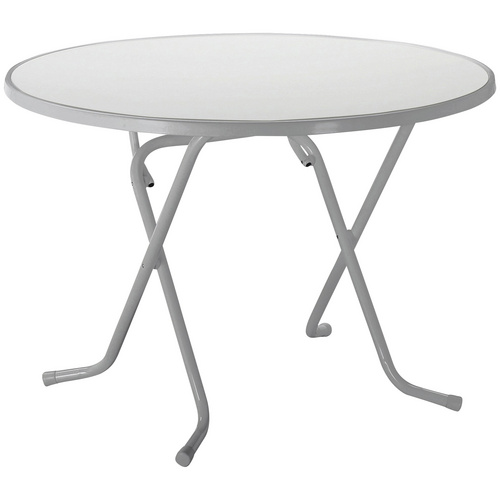 BEST Gartentisch Primo, klappbar, Stahl/Alcolit, ø 100 cm
