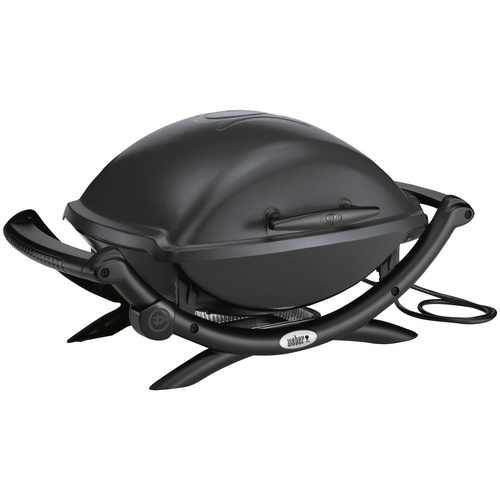 Weber Elektrogrill Q 2400 Dark Grey mit 2.200 W